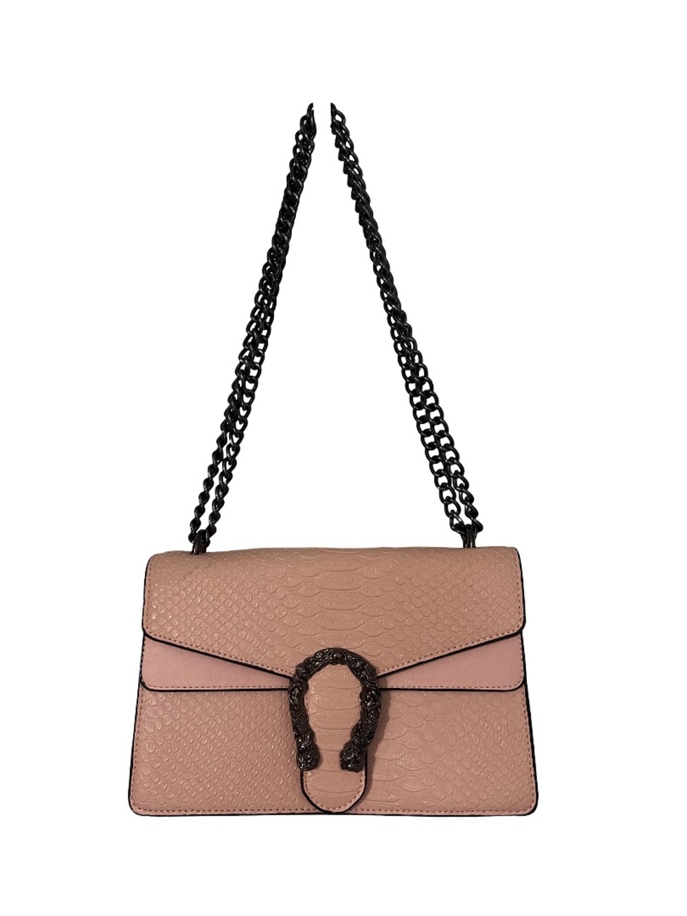 Women’s Blush Pink Chain Shoulder Bag